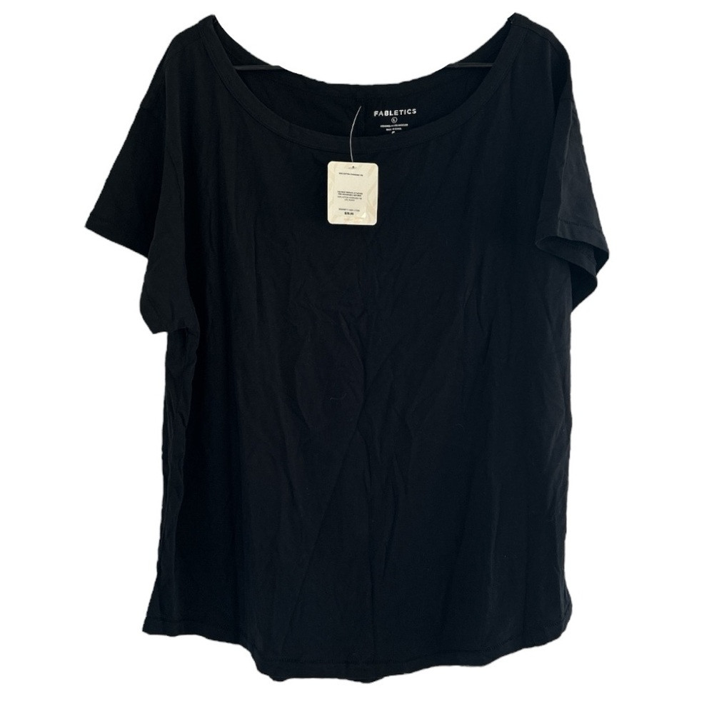 NWT Oversized Fabletics Women's Black Tee| Size Xl